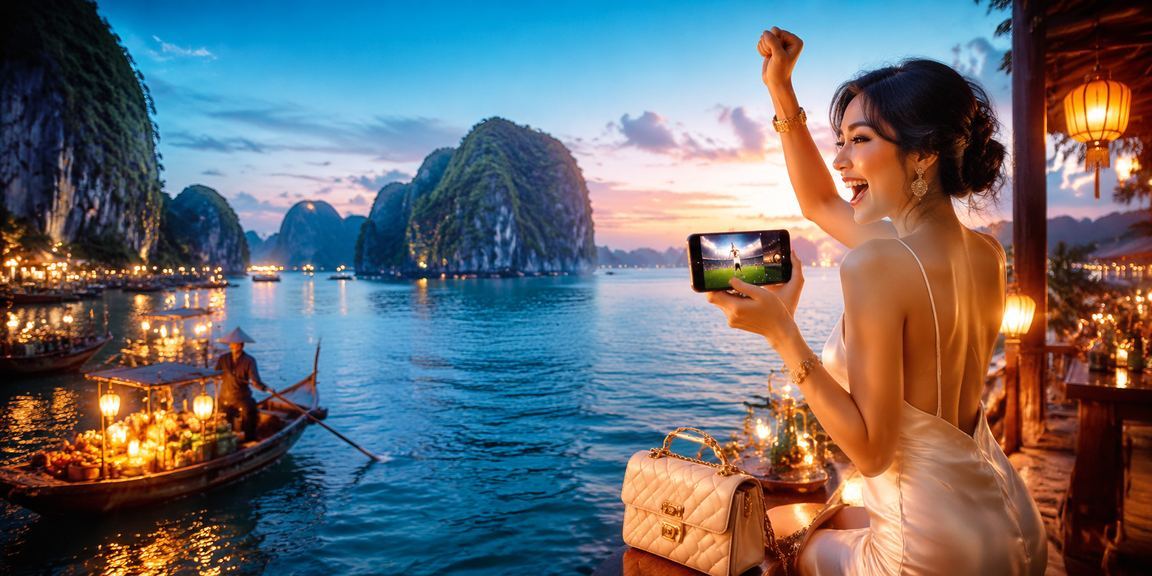 Người chơi truy cập casino trực tuyến tại Hạ Long Bay Việt Nam