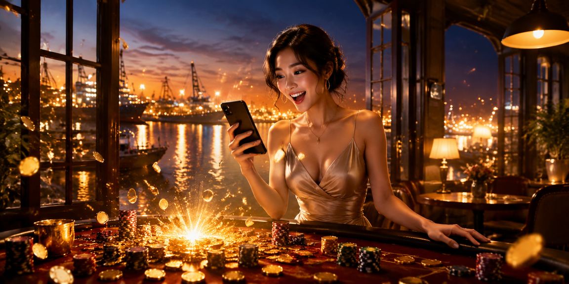 Người dùng tại Vũng Tàu truy cập soxo666 trên điện thoại bên bờ biển